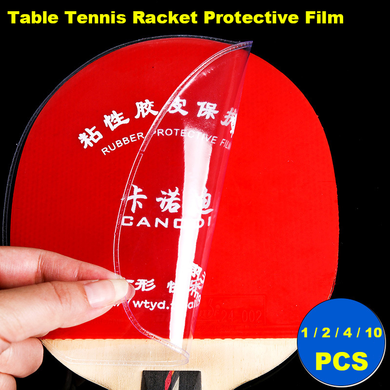 Table Tennis Rubber Protective Film - 1/2/4/10PCS Pellicola protettiva per racchetta da