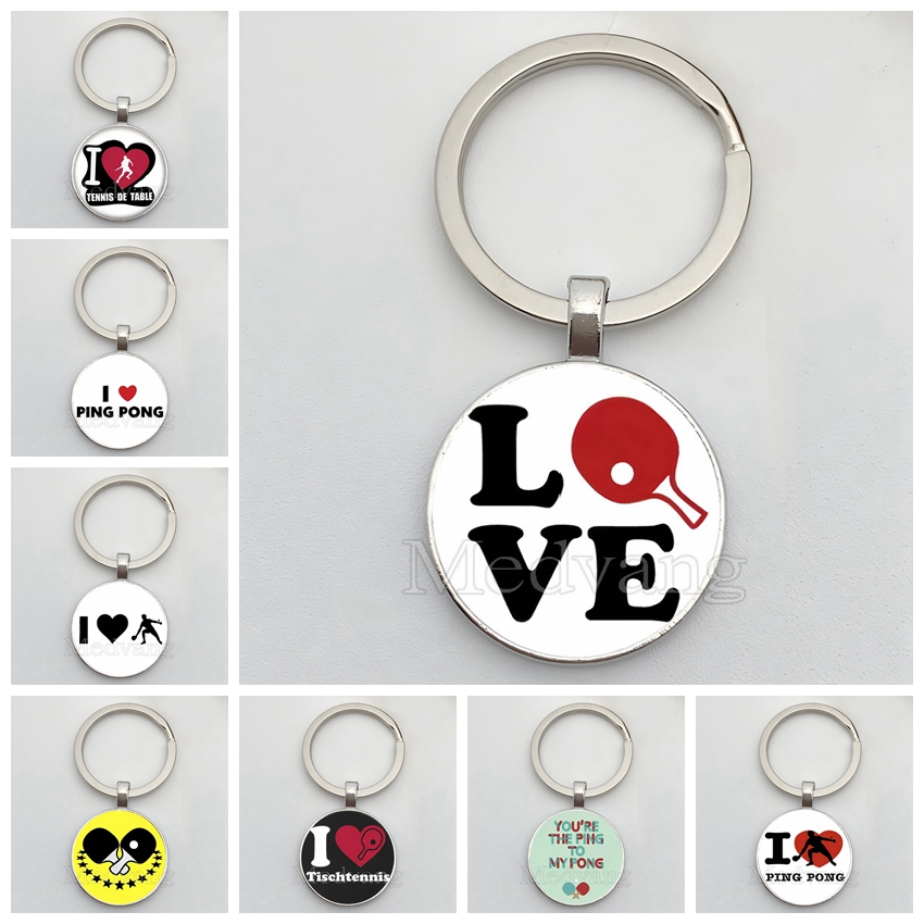 Table Tennis Keychain - Portachiavi Ping Pong Ping Pong Atleta