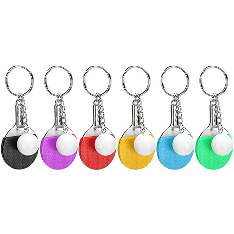 Table Tennis Keychain - 1pc racchetta da ping pong portachiavi