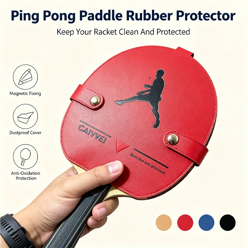 Table Tennis Rubber Protective Film - Protezione Magnetica per Racchette da Ping