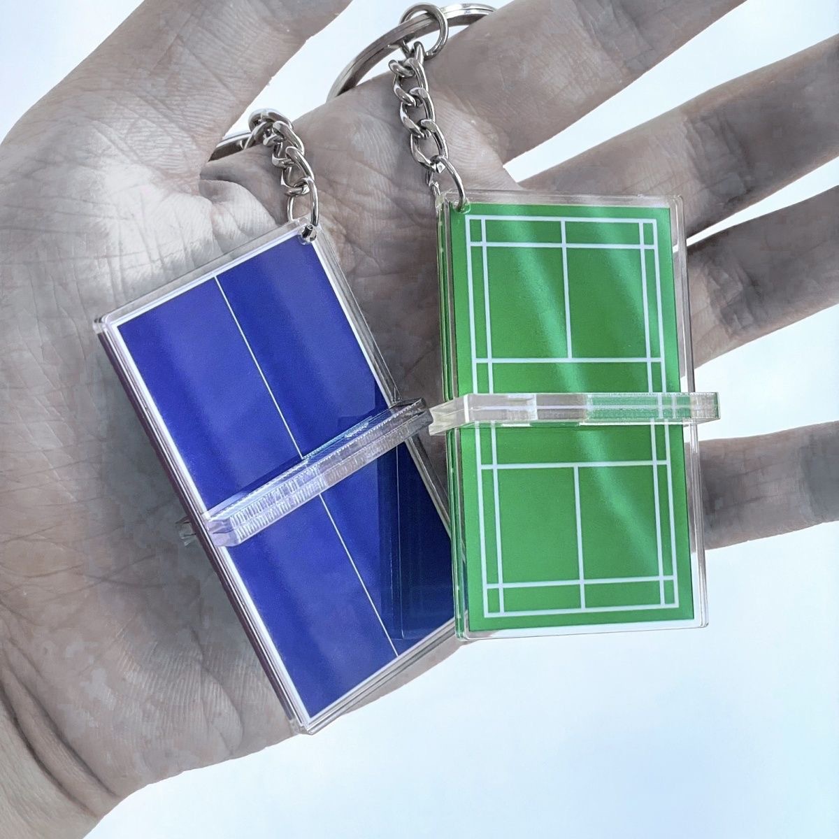 Portachiavi da tennis in acril - Table Tennis Keychain recensione e prezzo