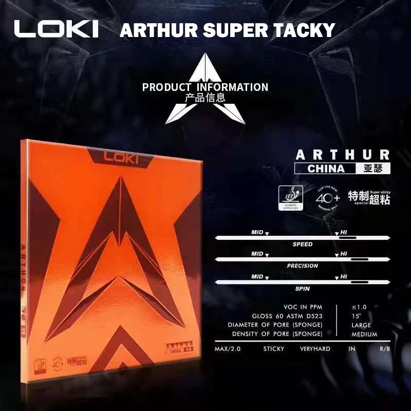 Originale LOKI ARTHUR europa/A - Table Tennis China recensione e prezzo